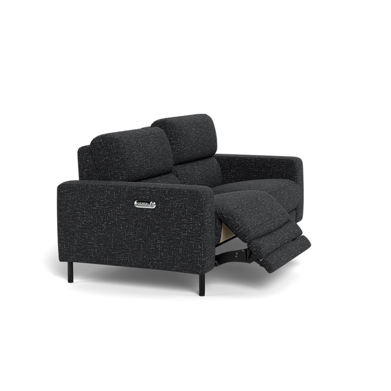 Buy Autograph Fabric Contemporary Electric Recliner Sofa With High Black Metal Legs Online in Australia Freedom